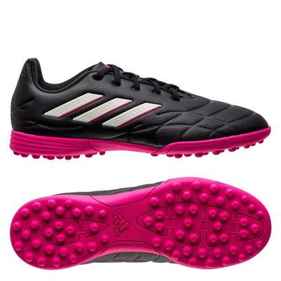 adidas Copa Pure .3 Tf Own Your Football - Zwart/zilver/roze Kinderen - Turf (Tf), maat 30½