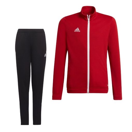 adidas Entrada 22 Full-Zip Trainingspak Kids Rood Zwart Wit