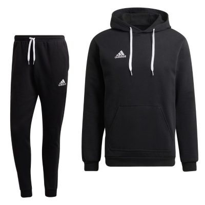 adidas Entrada 22 Sweat Hoodie Trainingspak Zwart Wit