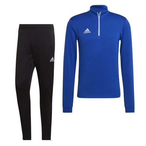 adidas Entrada 22 Trainingspak Blauw Zwart Wit