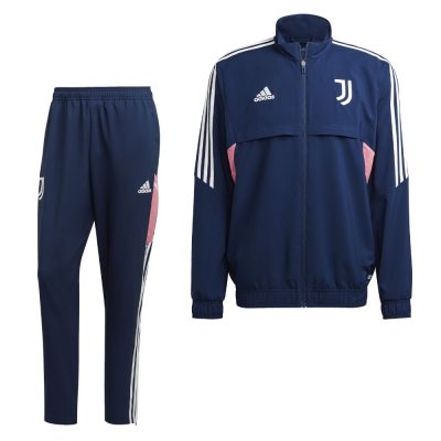 adidas Juventus Presentatie Trainingspak Europees 2022-2023 Donkerblauw