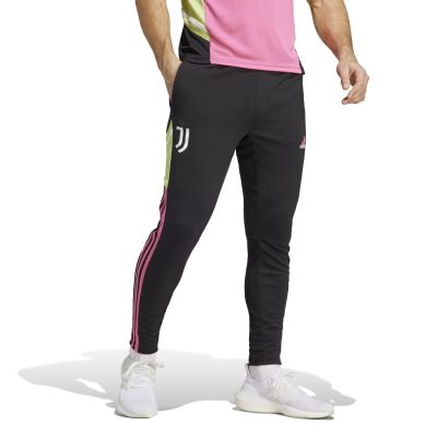 adidas Juventus Trainingsbroek 2022-2023 Zwart Roze Lichtgroen