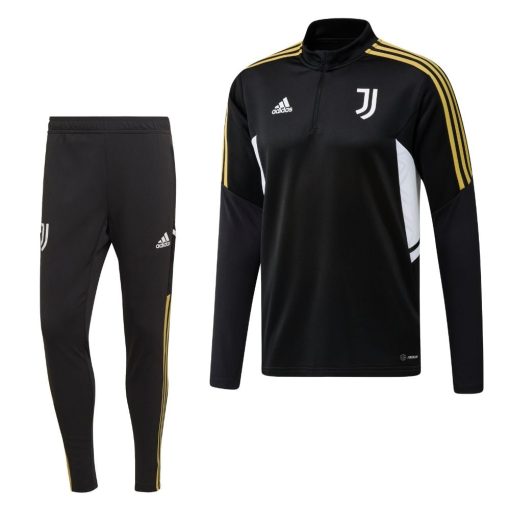 adidas Juventus Trainingspak 2022-2023 Zwart Wit