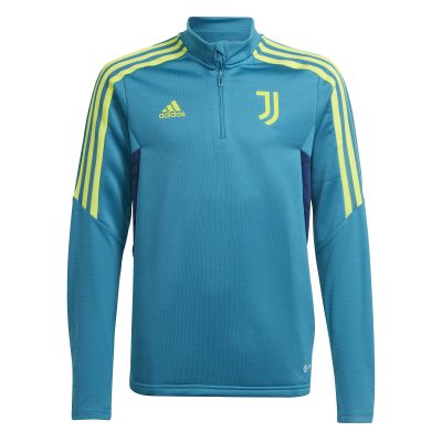 adidas Juventus Trainingstrui 2022-2023 Kids Blauw Geel