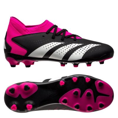 adidas Predator Accuracy .3 Mg Own Your Football - Zwart/wit/roze Kinderen - Kunstgras (Ag) / Natuurgras (Fg), maat 33½