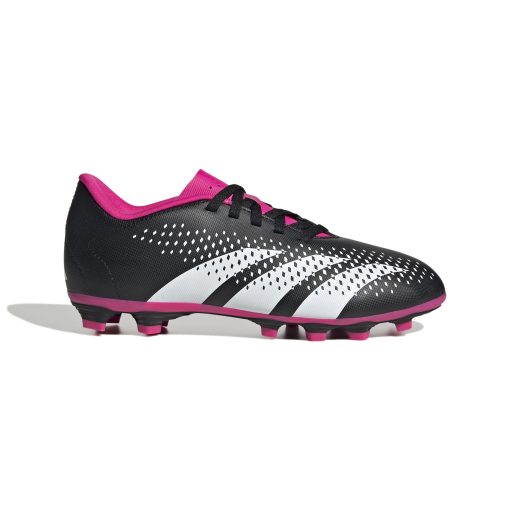 adidas Predator Accuracy.4 Gras / Kunstgras Voetbalschoenen (FxG) Kids Zwart Wit Roze