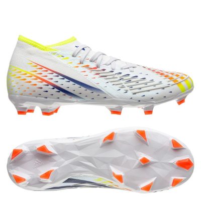 adidas Predator Edge .2 FG Al Rihla - Wit/Geel/Blauw