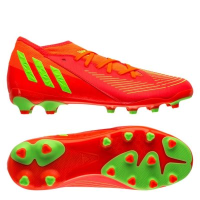 adidas Predator Edge .3 Mg Game Data - Rood/groen/zwart Kinderen - Kunstgras (Ag) / Natuurgras (Fg), maat 38