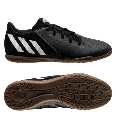 adidas Predator Edge .4 In Shadowportal - Zwart/wit/rood - Indoor (Ic), maat 44