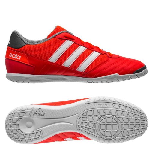 adidas Super Sala Ic - Rood/wit/zilver - Indoor (Ic), maat 44⅔