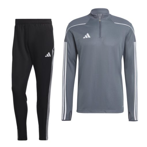 adidas Tiro 23 League 1/4-Zip Trainingspak Grijs Zwart