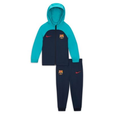 Barcelona Trainingspak Dri-fit Strike - Navy/rood Kids - Nike, maat 18-24 months