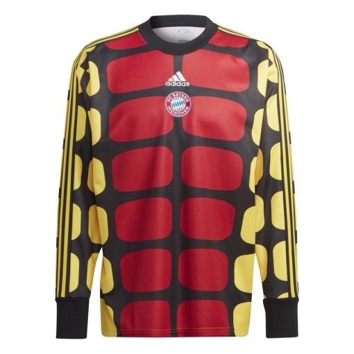 Bayern München Keepersshirt Retro Icon - Zwart/Geel/Rood