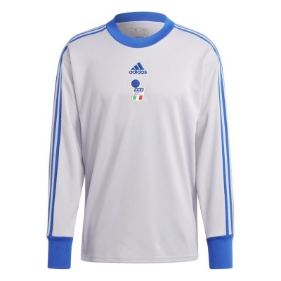 Italië Keepersshirt Retro Icon - Grijs/Blauw