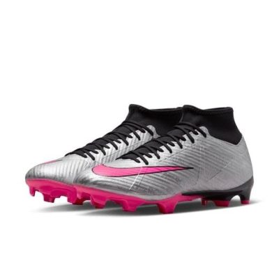 Nike Air Zoom Mercurial Superfly 9 Academy MG XXV - Zilver/Roze/Zwart/Neon