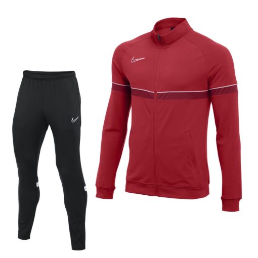 Nike Dri-Fit Academy 21 Trainingspak Kids Rood Donkerrood Zwart