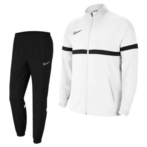 Nike Dri-Fit Academy 21 Woven Trainingspak Wit Zwart