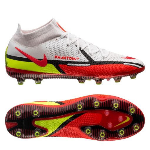 Nike Phantom GT 2 Elite DF AG-PRO Motivation - Wit/Rood/Neon/Zwart