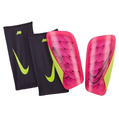 Nike Scheenbeschermers Mercurial Lite Luminous - Roze/Neon/Zwart
