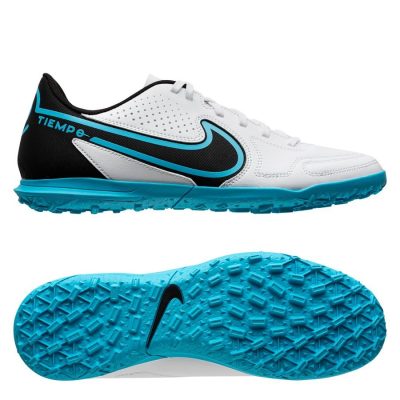 Nike Tiempo Legend 9 Club TF Blast - Wit/Zwart/Blauw/Roze