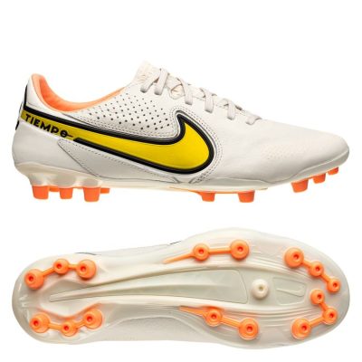 Nike Tiempo Legend 9 Pro AG-PRO Lucent - Grijs/Geel/Roze