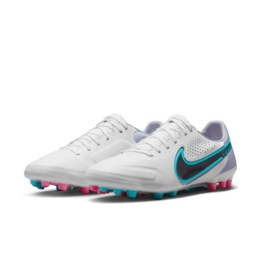 Nike Tiempo Legend 9 Pro Ag-pro Blast - Wit/zwart/blauw/roze - Kunstgras (Ag), maat 45½