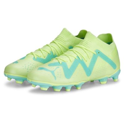 PUMA Future Match Fg/ag Pursuit - Groen/zwart/turquoise Kinderen - Kunstgras (Ag) / Natuurgras (Fg), maat 30