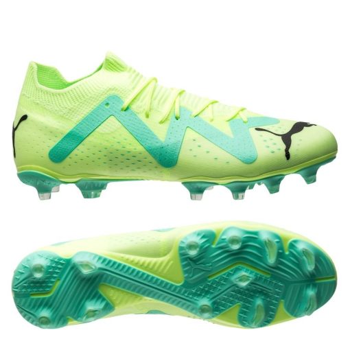 PUMA Future Match Fg/ag Pursuit - Groen/zwart/turquoise - Kunstgras (Ag) / Natuurgras (Fg), maat 41