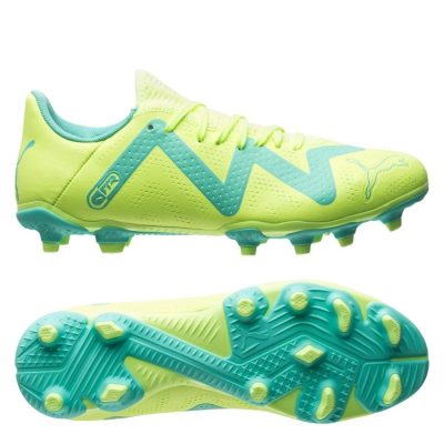 PUMA Future Play Fg/ag Pursuit - Groen/zwart/turquoise - Kunstgras (Ag) / Natuurgras (Fg), maat 42