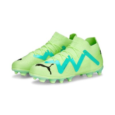 PUMA Future Pro Fg/ag Pursuit - Groen/zwart/turquoise Kinderen - Kunstgras (Ag) / Natuurgras (Fg), maat 29