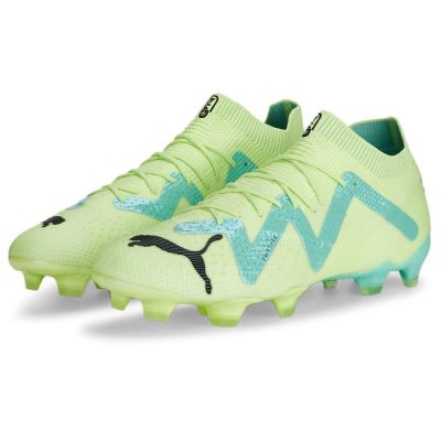 PUMA Future Ultimate Fg/ag Pursuit - Groen/zwart/turquoise - Kunstgras (Ag) / Natuurgras (Fg), maat 46