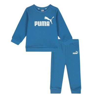 PUMA Minicats Essentials Crew Trainingspak Baby / Peuters Blauw