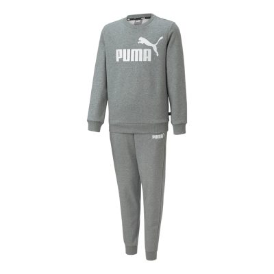 PUMA No.1 Logo Sweat Fleece Trainingspak Kids Grijs