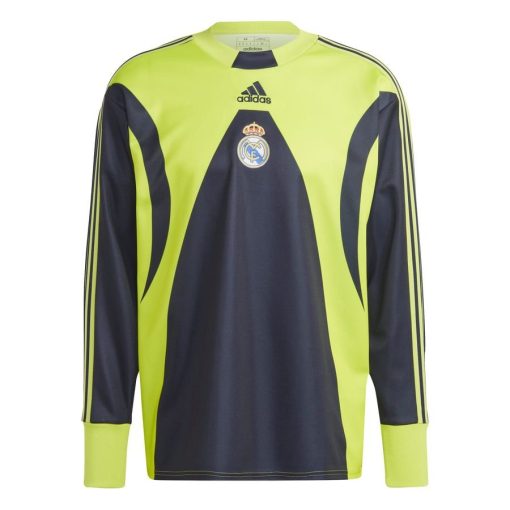Real Madrid Keepersshirt Retro Icon - Navy/Geel
