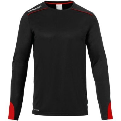 Uhlsport Keepersshirt Tower Lange Mouwen - Zwart/rood, maat X-Large