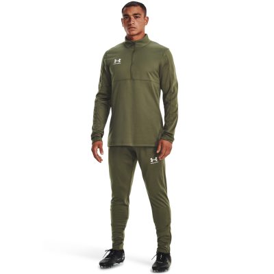 Under Armour Challenger Trainingspak 1/2-Zip Olijfgroen Wit