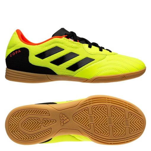 adidas Copa Sense .3 In Game Data - Geel/rood/zwart Kinderen - Indoor (Ic), maat 37⅓