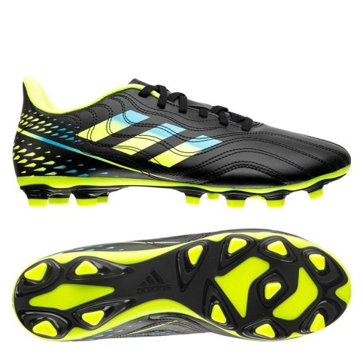 adidas Copa Sense .4 FG Al Rihla - Zwart/Turquoise/Geel