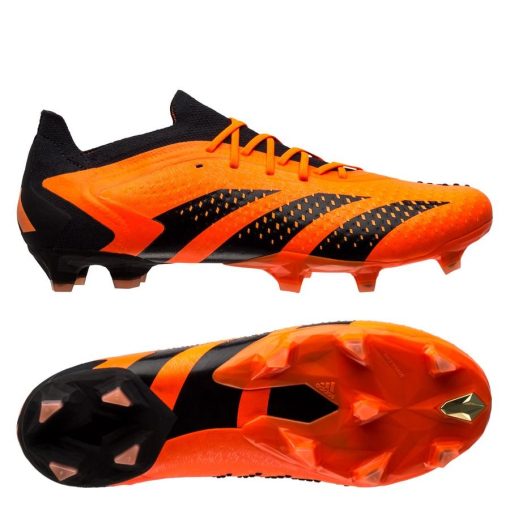 adidas Predator Accuracy .1 Low Fg Heatspawn - Oranje/zwart - Natuurgras (Fg), maat 46