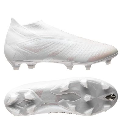 adidas Predator Accuracy + FG Pearlized - Wit - Natuurgras (FG), maat 45⅓