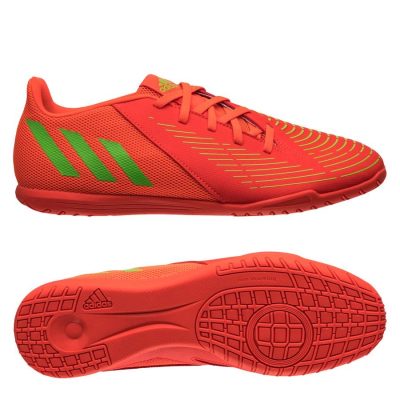 adidas Predator Edge .4 IN Game Data - Rood/Groen/Zwart