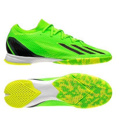 adidas X Speedportal .3 In Game Data - Groen/zwart/geel - Indoor (Ic), maat 48