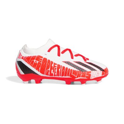 adidas X Speedportal Messi.3 Gras Voetbalschoenen (FG) Kids Wit Rood Zwart